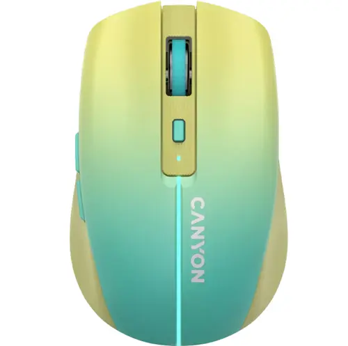 Mouse Canyon CNS-CMSW44UA MW-44, Bluetooth, USB (Albastru/Galben)