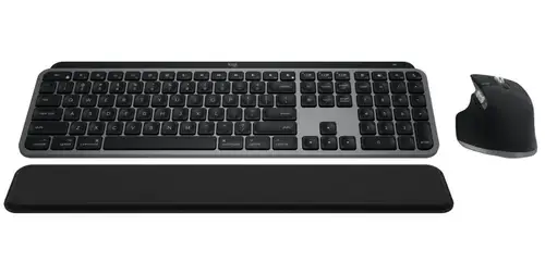 Kit mouse și tastatura Logitech MX Keys S Combo for Mac, Wireless (Gri/Negru)