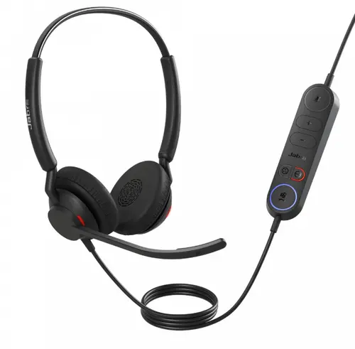 Casti Jabra Engage 40, Wired, USB-A (Negru)