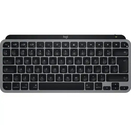 Tastatura Logitech MX Keys S Mini pentru Mac, Bluetooth, US INTL layout (Gri/Negru)
