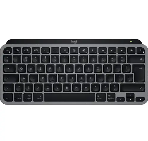 Tastatura Logitech MX Keys S Mini pentru Mac, Bluetooth, US INTL layout (Gri/Negru)