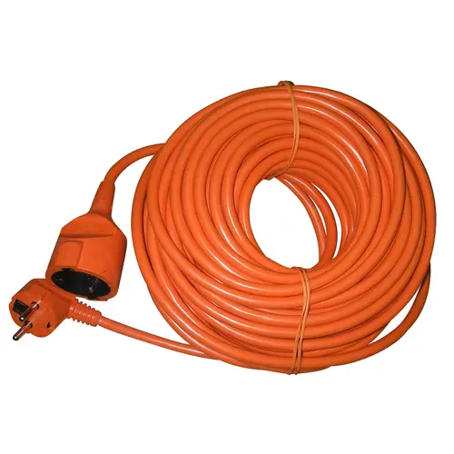 Prelungitor Samus 1 priza Schuko, 10m, 3680w, 3x 1,5mmp, IP20,1PO10 -3680 (Portocaliu)