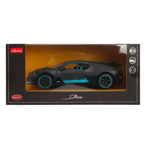 Masinuta diecast Rastar Bugatti Divo, 1:24 (Negru)