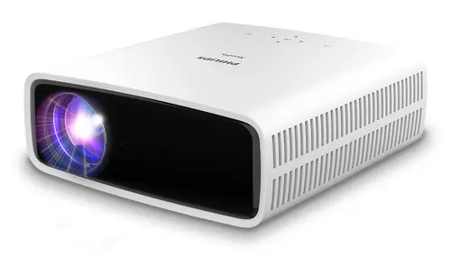 Videoproiector Philips NeoPix 750, 1080p (1920x1080), 700 ANSI lumeni, LCD, Bluetooth, Difuzoare 2.1 14 W, HDMI, USB/USB-C, Wi-Fi (Alb)