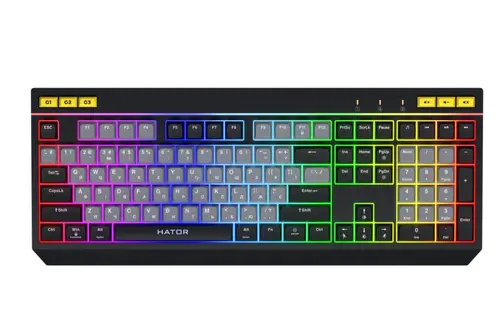 Tastatura mecanica Hator Icefall, Wired, USB (Negru)