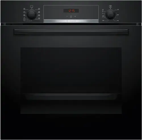 Cuptor incorporabil Bosch HBA534BB3, Electric, 71 L, Autocuratare hidrolitica, EcoClean Direct, 3D HotAir, HotAir Gentle, Grill, Clasa A+ (Negru)