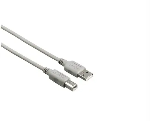 Cablu Hama 200902, USB-A - USB-B, 5 m (Gri)