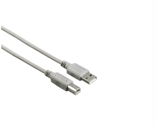 Cablu Hama 200902, USB-A - USB-B, 5 m (Gri)
