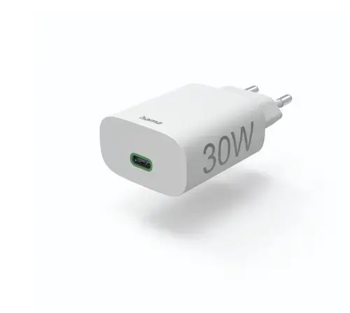 Incarcator retea HAMA 188335, USB Type-C, PD, 30W (Alb)