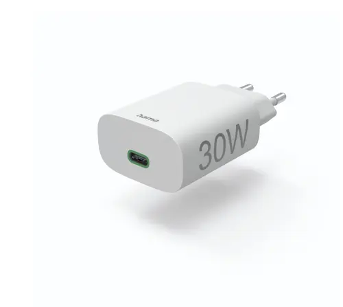 Incarcator retea HAMA 188335, USB Type-C, PD, 30W (Alb)