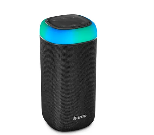 Boxa portabila Hama Shine, Bluetooth, LED, 30W (Negru)