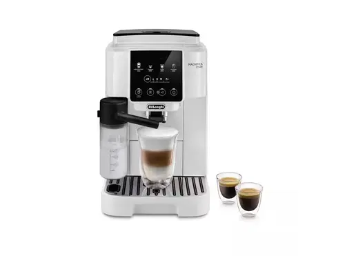 Espressor automat De’Longhi Magnifica Start ECAM 220.61.W 0132217142, 1450 W, 4 tipuri de bauturi, 15 bari (Alb)