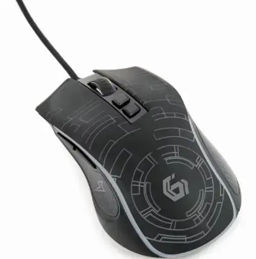 Mouse Optic Gembird MUSG-RGB-01, Wired, USB (Negru)