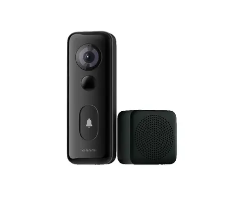 Sonerie inteligenta Xiaomi Smart Doorbell 3S, 2K, Unghi de vizualizare 180 grade, Wi-Fi 6, IP65 (Negru)