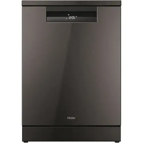 Masina de spalat vase Haier XF 4A4M4PA, 14 seturi, 10 programe, Clasa A, Motor Inverter, WiFi, 10 programe, H-Spray Arm, Flex Zone, Part Light, Powerwash, Automatic Open Door, 60 cm (Antracit)