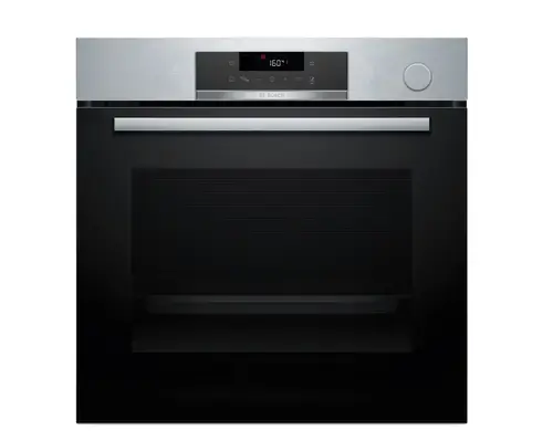 Cuptor incorporabil Bosch HRG532BS3, 71 L, Electric, Multifunctional, 8 functii, Grill, Touch control, Added Steam, Air Fry, AutoPilot15, Autocuratare EcoClean + hidrolitica, Clasa A+ (Inox)