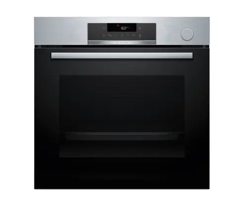 Cuptor incorporabil Bosch HRG532BS3, 71 L, Electric, Multifunctional, 8 functii, Grill, Touch control, Added Steam, Air Fry, AutoPilot15, Autocuratare EcoClean + hidrolitica, Clasa A+ (Inox)