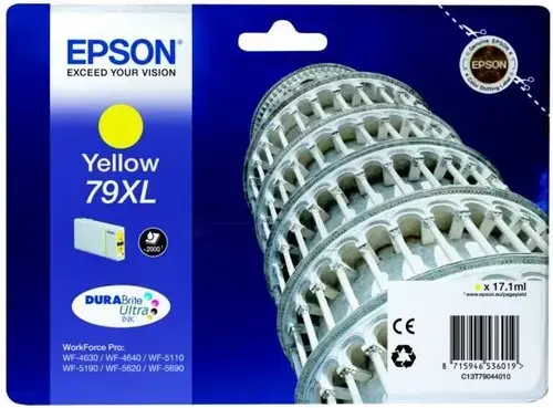 Cartus cerneala Epson DURABrite Ultra 79XL, aprox. 2000 pagini (Galben)
