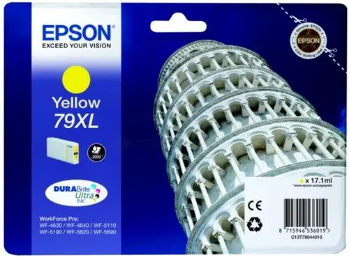 Cartus cerneala Epson DURABrite Ultra 79XL, aprox. 2000 pagini (Galben)