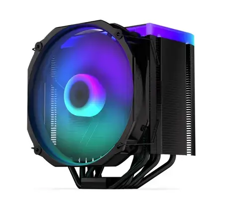 Cooler CPU Endorfy Fortis 5, iluminare aRGB, 250 - 1800rpm, 140mm (Negru)
