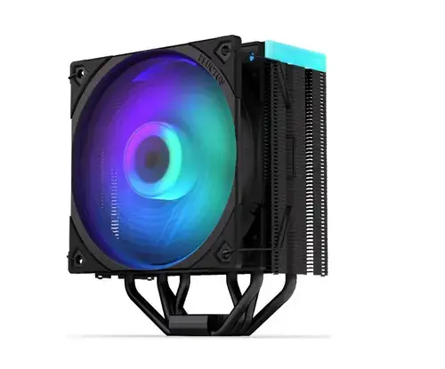 Cooler CPU Endorfy Fera 5, t250 - 1800rpm, iluminare aRGB (Negru)