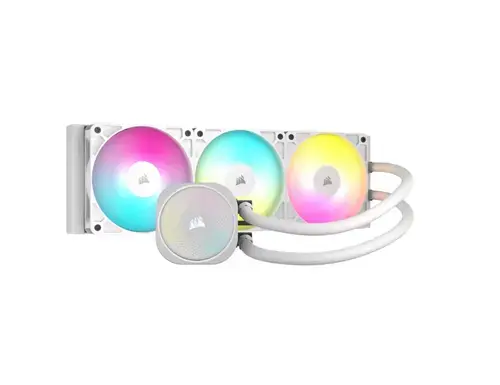 Cooler CPU Corsair Nautilus 360 RS, 420-1700rpm, iluminare aRGB (Alb)