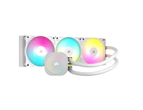 Cooler CPU Corsair Nautilus 360 RS, 420-1700rpm, iluminare aRGB (Alb)