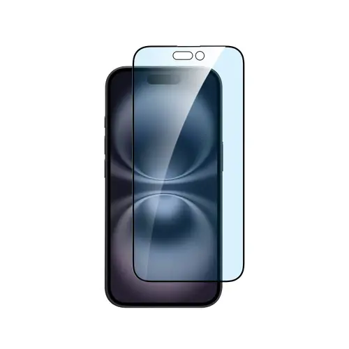 Folie protectia Dviced DV520017, Sticla securizata, Anti lumina albastra, pentru iPhone 16 Plus, cu aplicator (Tranpsarent)