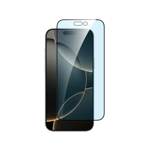 Folie protectia Dviced DV520019, Sticla securizata, Anti lumina albastra, pentru iPhone 16 Pro Max, cu aplicator (Tranpsarent)