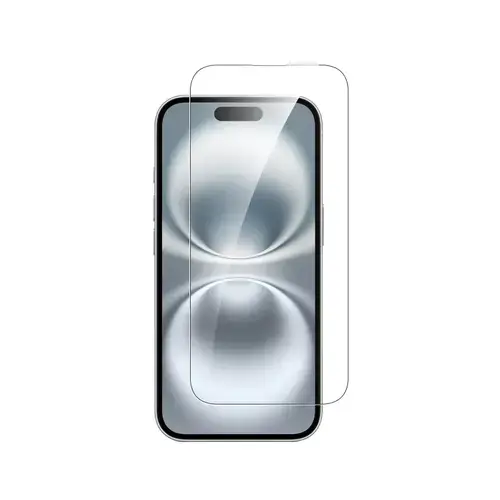Folie protectie sticla securizata Dviced DV520027 pentru iPhone 16, cu aplicator (Transparent)