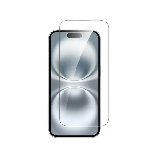Folie protectie sticla securizata Dviced DV520027 pentru iPhone 16, cu aplicator (Transparent)