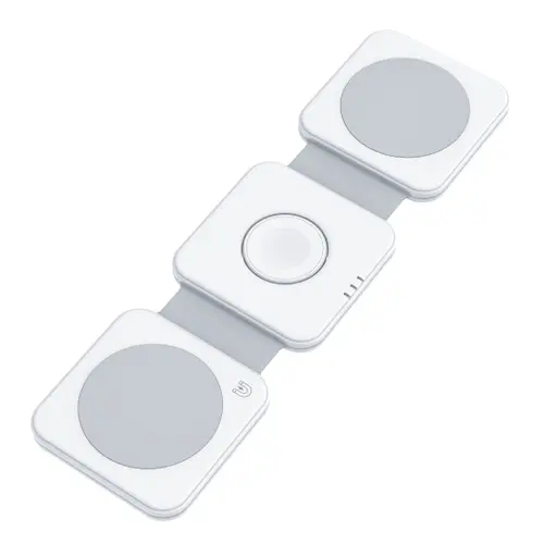 Incarcator wireless Dviced 3-in-1, 15 W (Alb)