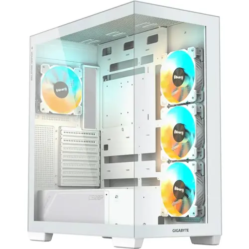 Carcasa GIGABYTE Aorus C500 Panoramic Stealth Ice, Mid Tower, Tempered glass (Alb)