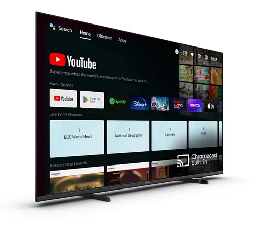 Televizor LED Philips 127 cm (50inch) 50HFL4518U/12, Ultra HD 4K, Hotel TV, Smart TV, WiFi, CI+