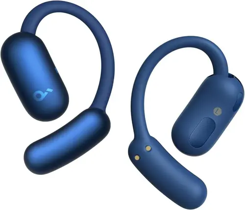 Casti alergare True Wireless Anker SoundCore AeroFit 2, Hi-Res Audio, IP55, Autonomie 42H, Bluetooth 5.4 (Albastru)