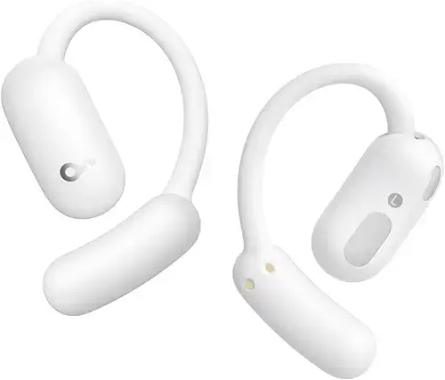 Casti alergare True Wireless Anker SoundCore AeroFit 2, Hi-Res Audio, IP55, Autonomie 42H, Bluetooth 5.4 (Alb)