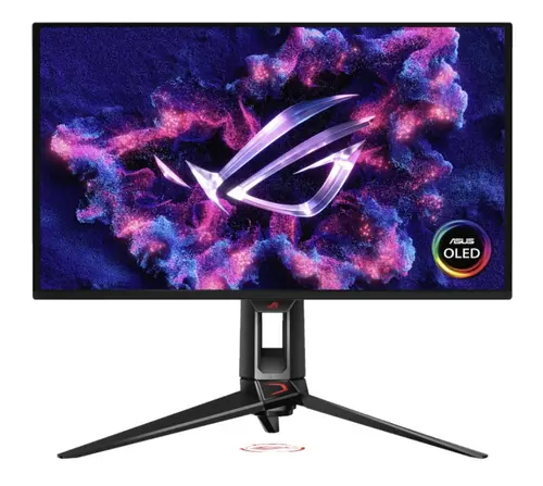 Monitor Gaming QD-OLED ASUS ROG Swift OLED 27inch PG27UCDM, UHD (3840 x 2160), HDMI, DisplayPort, Pivot, 240 Hz, 0.03 ms (Negru)