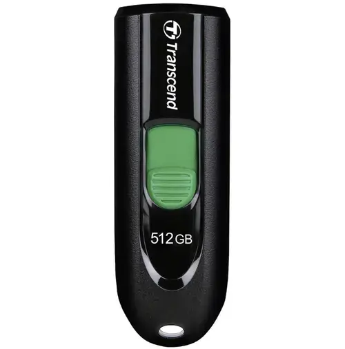 Stick USB Type-C Transcend JetFlash 790, 512GB (Negru/Verde)