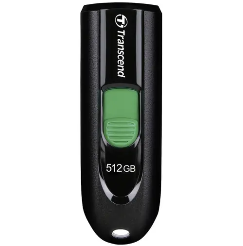 Stick USB Type-C Transcend JetFlash 790, 512GB (Negru/Verde)
