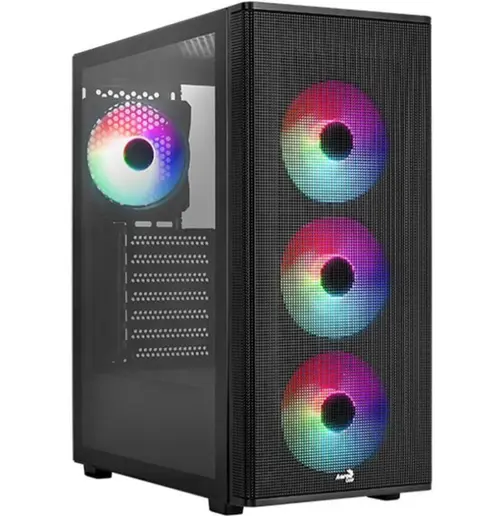 Carcasa Aerocool Designer V2, Middle Tower (Negru)