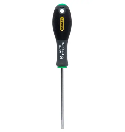Surubelnita Stanley FatMax 1-65-397, torx siguranta TT25 x 100mm (Negru/Verde)