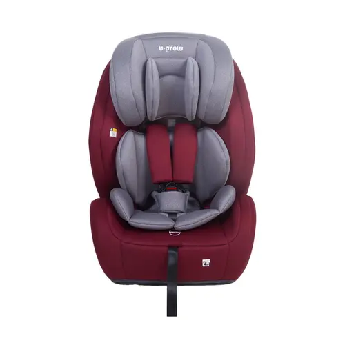 Scaun auto U-grow UG-302IS-RD, 9-36 kg, isofix/top tether, R129 (Rosu)