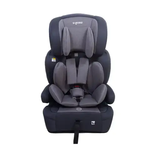 Scaun auto/inaltator U-Grow UG-301ISO-GR, 76-150CM, 15 luni - 12 ani, R129, isofix,  (Gri)