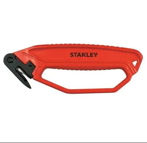 Cutter cu siguranta pentru deschiderea paletilor Stanley 0-10-244, 180 mm (Rosu)