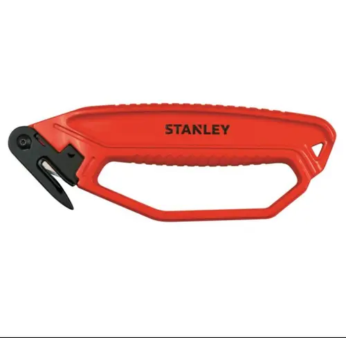 Cutter cu siguranta pentru deschiderea paletilor Stanley 0-10-244, 180 mm (Rosu)