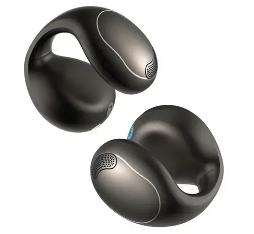 Casti alergare True wireless Anker SoundCore C40i Open-Ear Clip-On, Bluetooth, Sunet 3D, IPX4, 2 Microfoane cu AI (Negru)
