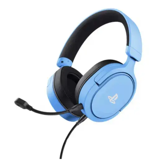 Casti Gaming Trust GXT 498B Forta, Microfon, pentru PS5, PS4 (Albastru)