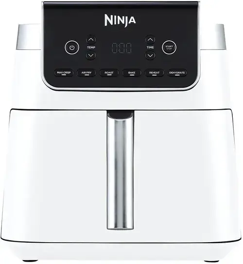 Friteuza cu aer cald Ninja Max Pro AF180EUWH, 2000 W, 6.2 l, capacitate mancare 1.2 kg, 6 programe, temperatura 40 - 240 °C, oprire automata (Alb)