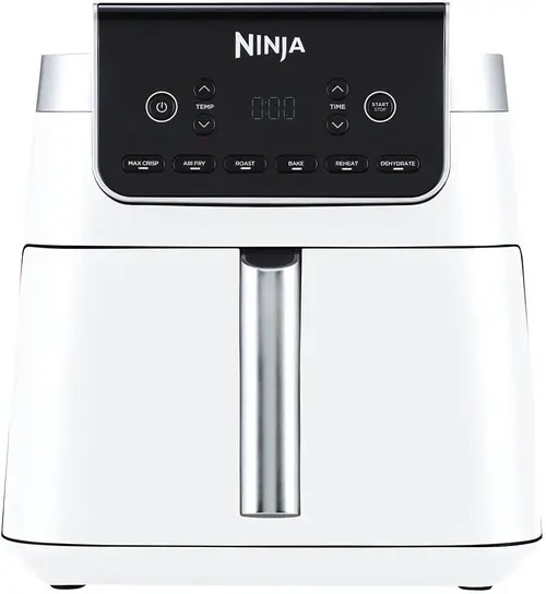 Friteuza cu aer cald Ninja Max Pro AF180EUWH, 2000 W, 6.2 l, capacitate mancare 1.2 kg, 6 programe, temperatura 40 - 240 °C, oprire automata (Alb)