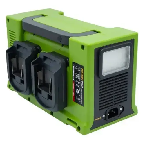 Invertor portabil pe acumulator PROCRAFT PSI20, 330 W (Verde/Negru)